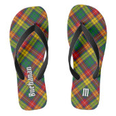 Clan Buchanan Tartan Teenslippers (Voetbed)