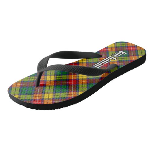 Clan Buchanan Tartan Teenslippers (Schuin)