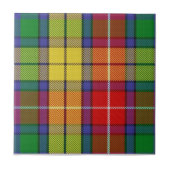 Clan Buchanan Tartan Tegeltje (Voorkant)