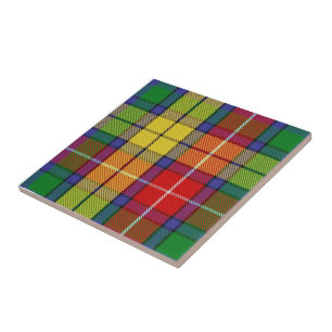 Clan Buchanan Tartan Tegeltje