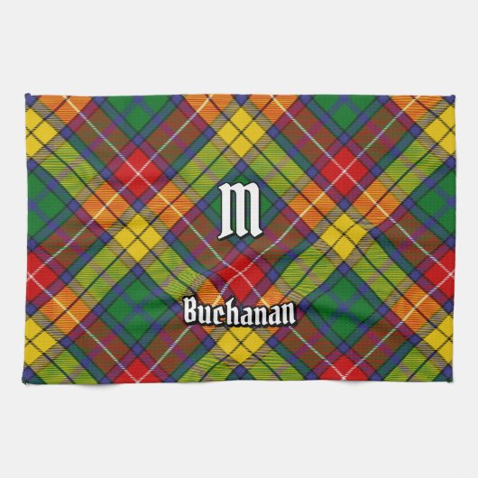 Clan Buchanan Tartan Theedoek (Horizontaal)