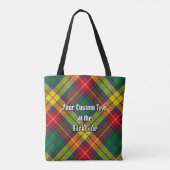 Clan Buchanan Tartan Tote Bag (Achterkant)