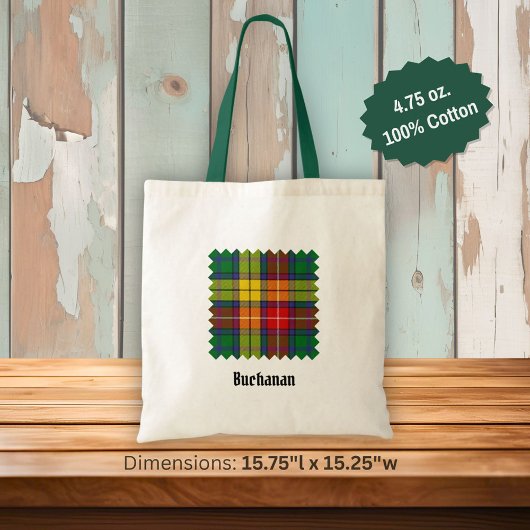 Clan Buchanan Tartan Tote Bag