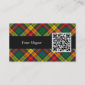 Clan Buchanan Tartan Visitekaartje (Achterkant)