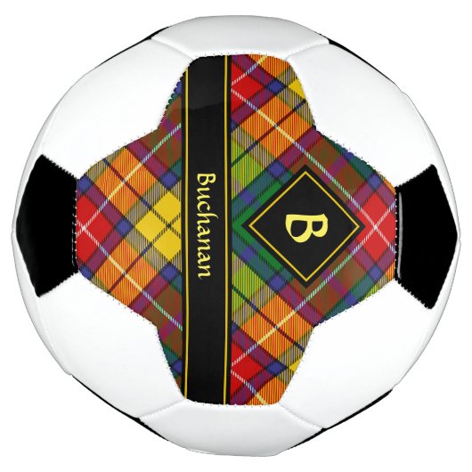 Clan Buchanan Tartan Voetbal (Gedraaid)