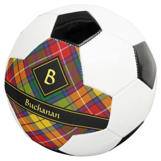 Clan Buchanan Tartan Voetbal (Drie kwart)