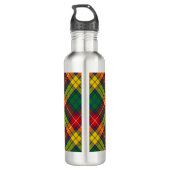 Clan Buchanan Tartan Waterfles (Achterkant)