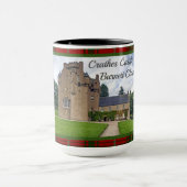 Clan Burnett Crathes Castle Tartan Foto Mok (Midden)
