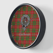 Clan Burnett Crest Badge & Tartan (Hoek)