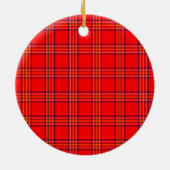 Clan Burnett Modern Tartan Keramisch Ornament (Achterkant)