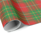 Clan Burnett Scottish Tartan Wrapping Paper Cadeaupapier (Rol Hoek)