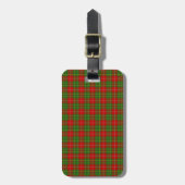 Clan Burnett Tartan Bagagelabel (Voorkant verticaal)