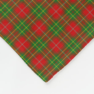 Clan Burnett Tartan Fleece Deken