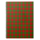 Clan Burnett Tartan Notitieboek (Voorkant)