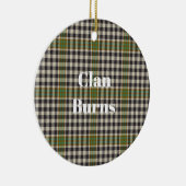 Clan Burns Check Tartan Keramisch Ornament (Rechts)