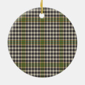 Clan Burns Check Tartan Keramisch Ornament (Achterkant)
