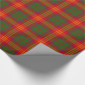 Clan Burns Tartan Patroon Cadeaupapier (Hoek)