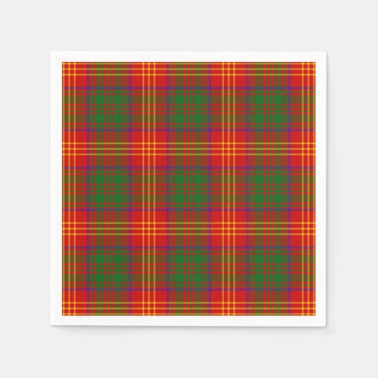 Clan Burns Tartan Servetten (Voorkant)