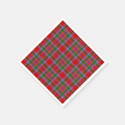Clan Burrell Tartan Servetten (Hoek)