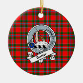 Clan Butter Badge Schotse Plaid Tartan Keramisch Ornament (Voorkant)