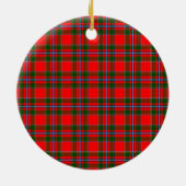 Clan Butter Badge Schotse Plaid Tartan Keramisch Ornament (Achterkant)