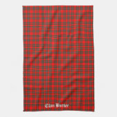 Clan Butter Tartan gepersonaliseerd Theedoek (Verticaal)