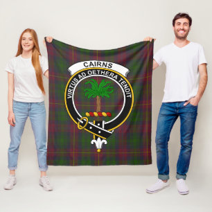 Clan Cairns HuntingTartan Pset Fleece Deken