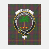 Clan Cairns HuntingTartan Pset Fleece Deken (Voorkant)