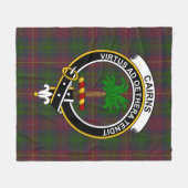 Clan Cairns HuntingTartan Pset Fleece Deken (Voorkant (Horizontaal))