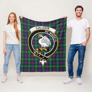 Clan Calder-Campbell Tartan Plaid Fleece Deken