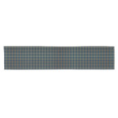 Clan Calhoun Navy Blauw en Groen Schots Tartan Korte Tafelloper (Horizontaal)