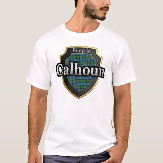 Clan Calhoun Scotland Tartan Dynasty T-shirt (Voorkant)