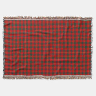 Clan Cameron Bright Red Tartan Deken