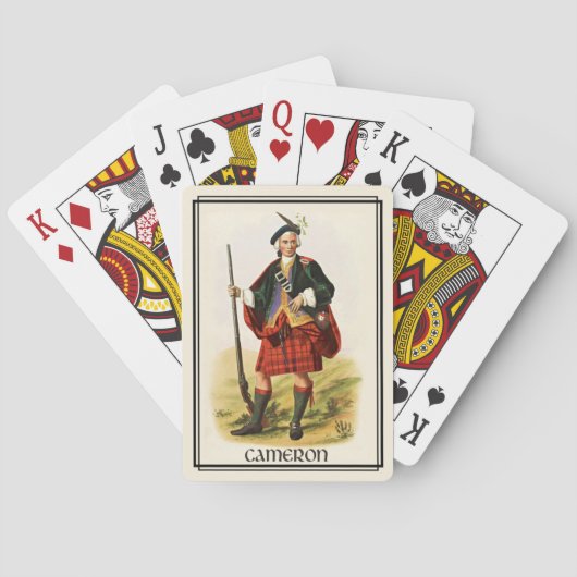 Clan Cameron Classic Schotland Pokerkaarten (Achterkant)