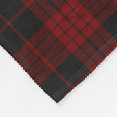 Clan Cameron Crest Badge en Tartan Fleece Deken (Hoek)
