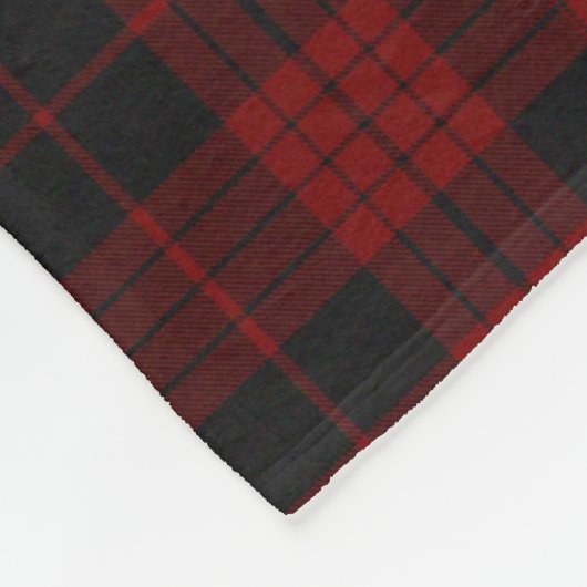 Clan Cameron Crest Badge en Tartan Fleece Deken (Hoek)