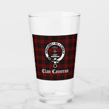 Clan Cameron Crest Badge & Tartan