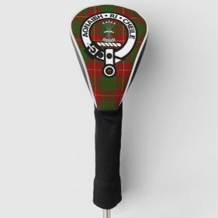 Clan Cameron Crest Badge & Tartan Golfheadcover