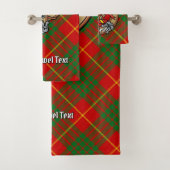 Clan Cameron Crest over Tartan Bad Handdoek (Insitu)