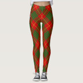 Clan Cameron Crest over Tartan Leggings (Voorkant)