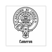 Clan Cameron Crest Rubber Stamp Rubberstempel (Afrduk)