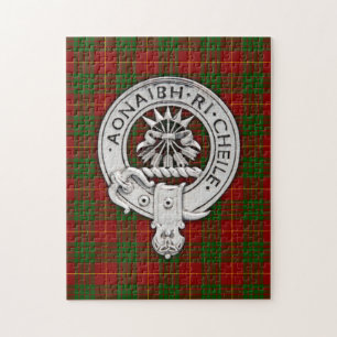 Clan Cameron Crest & Tartan Legpuzzel