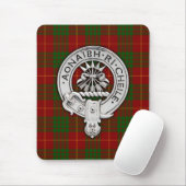 Clan Cameron Crest & Tartan Muismat (Met muis)