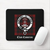 Clan Cameron Crest & Tartan Muismat (Met muis)