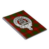 Clan Cameron Crest & Tartan Notitieboek (Rechterzijde)
