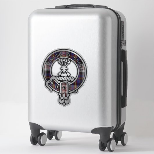 Clan Cameron Erracht Dress Tartan Crest Sticker (Koffer)