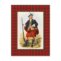 Clan Cameron Illustratie Tartan Lijst