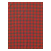 Clan Cameron Red en Forest Green Schotse Tartan Tafelkleed (Voorkant)