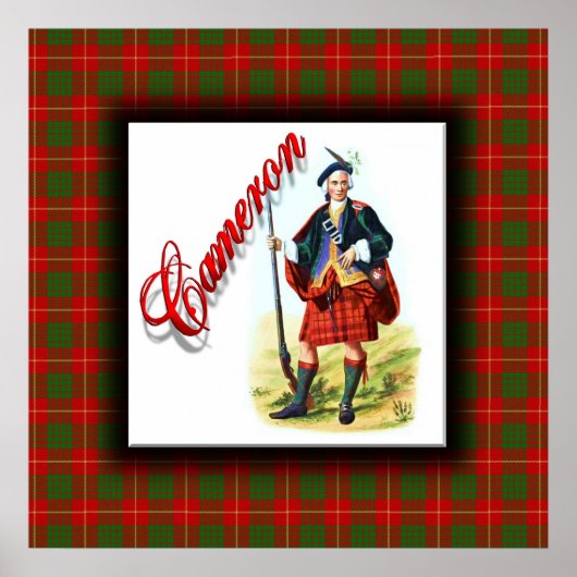 Clan Cameron Scottish Dream Poster (Voorkant)