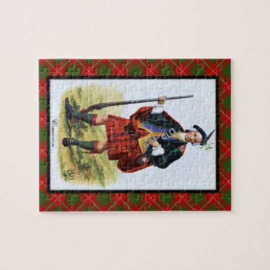 Clan Cameron Scottish Highland Dreams Legpuzzel (Horizontaal)